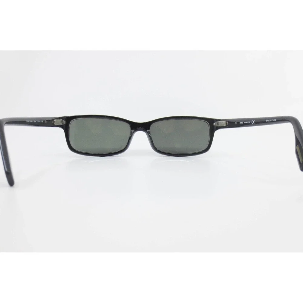 Hugo Boss 0318/S Polarized Sunglasses Black Rectangular Frames 807RA 57-17-135